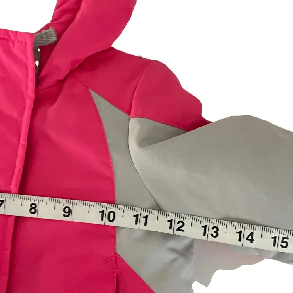 Carters Toddler Baby Girls 12 Mo. Pink Gray Outdoor‎ Snow Winter Coat